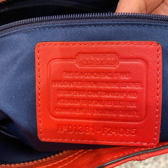 Orange and Blue Coach bag - Picture 16 of 16